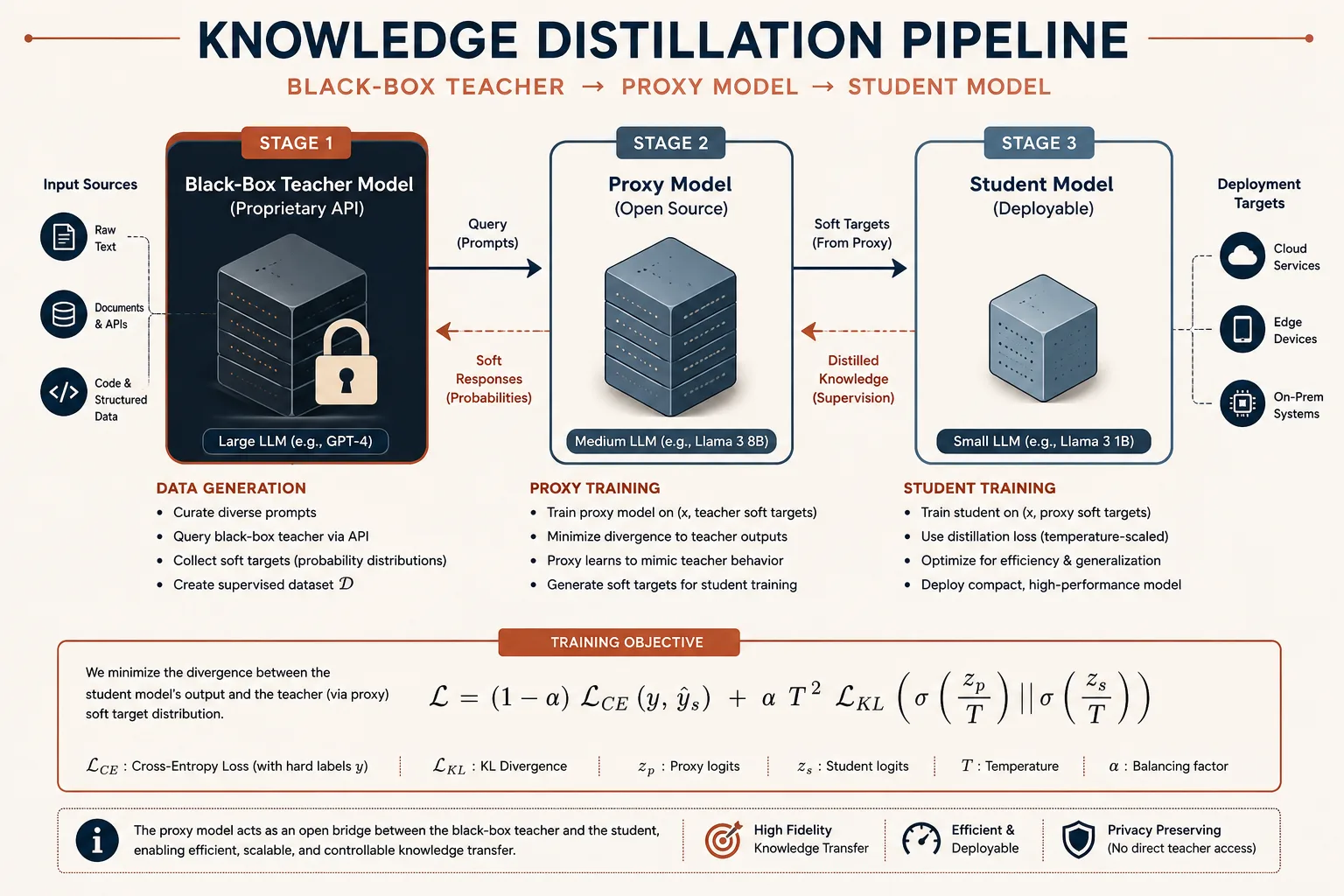 Proxy-KD Architecture Diagram